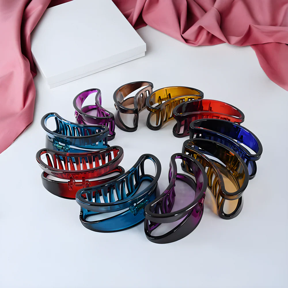 Plastic Matte Hair Clip - Health & Personal Care