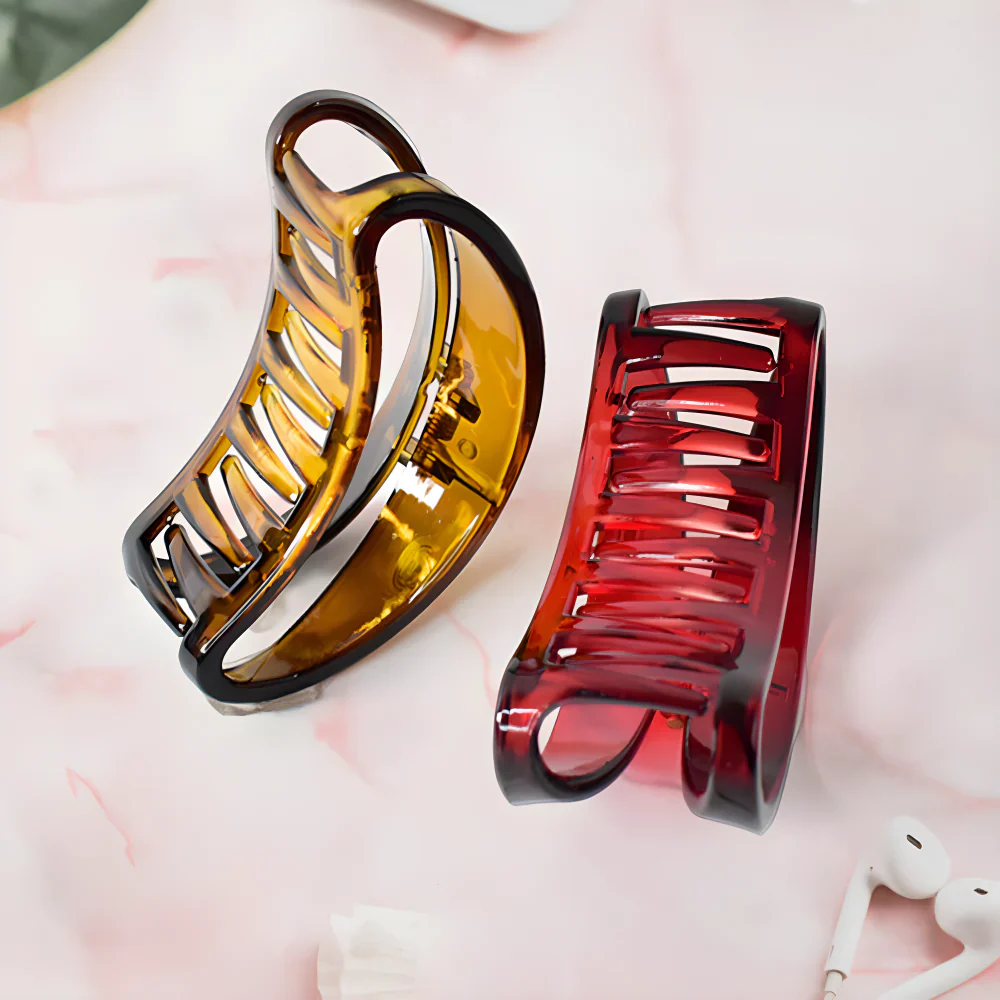 Plastic Matte Hair Clip - Health & Personal Care