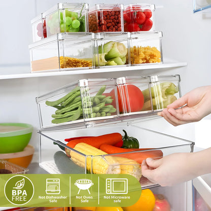 Best plastic refrigerator organizer bins set of 2 - home & garden | 2025 | fast shipping