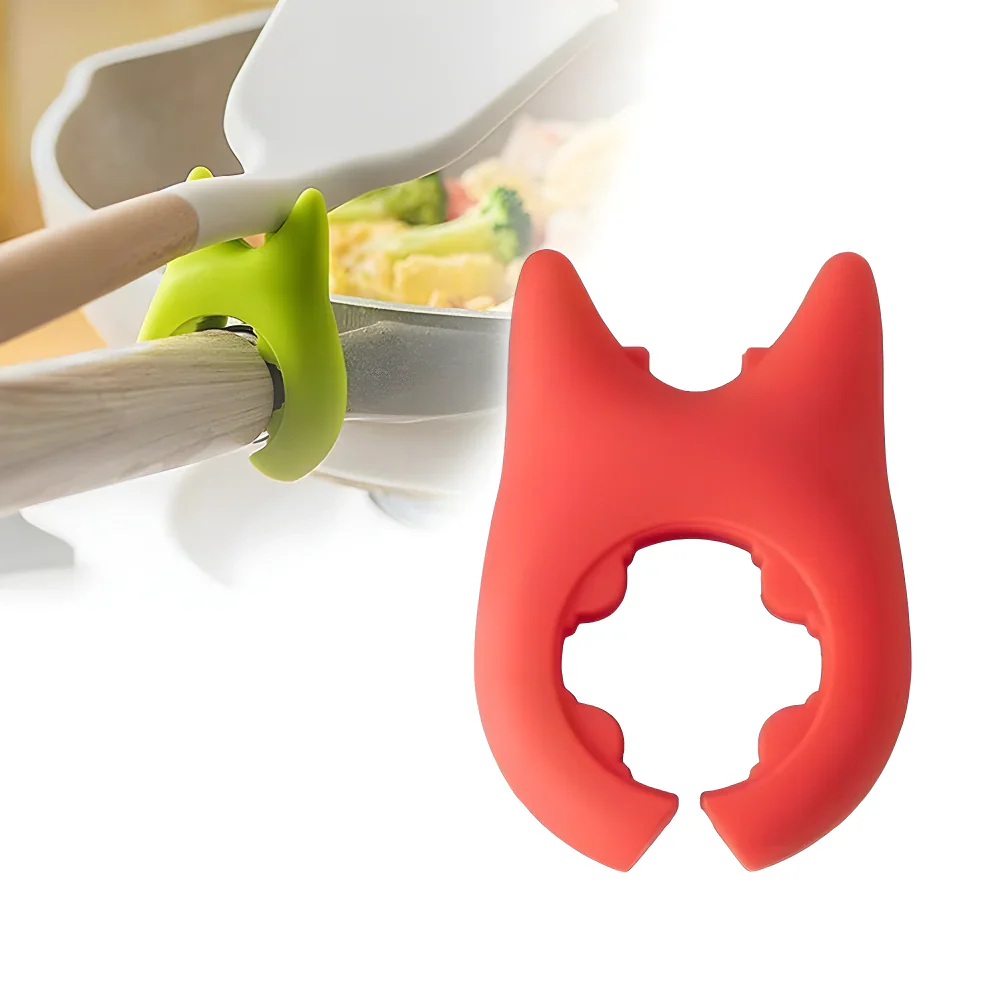 Plastic Spoon Rest with Cat-Ear Design – Heat-Resistant Non-Slip ...
