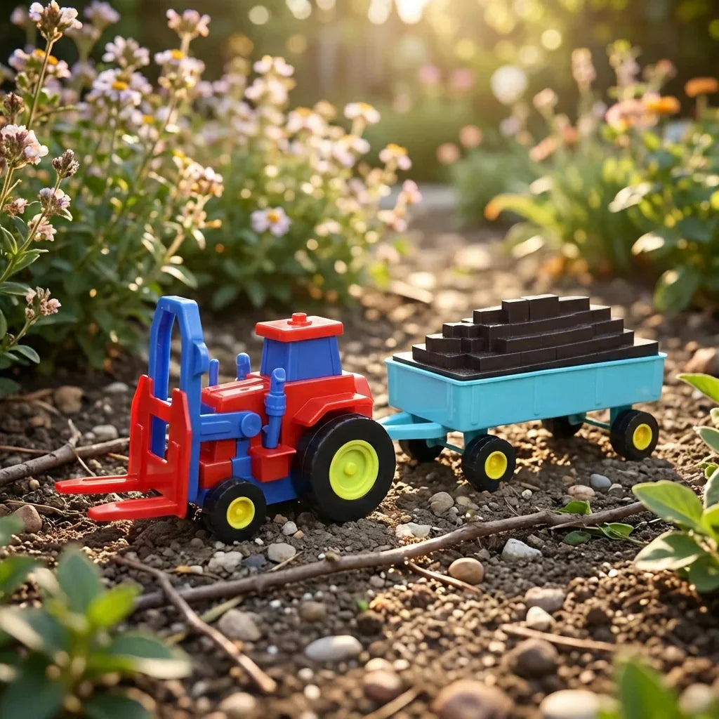 Best plastic tractor toy friction powered with trolley - toys & games | 2026 | fast shipping