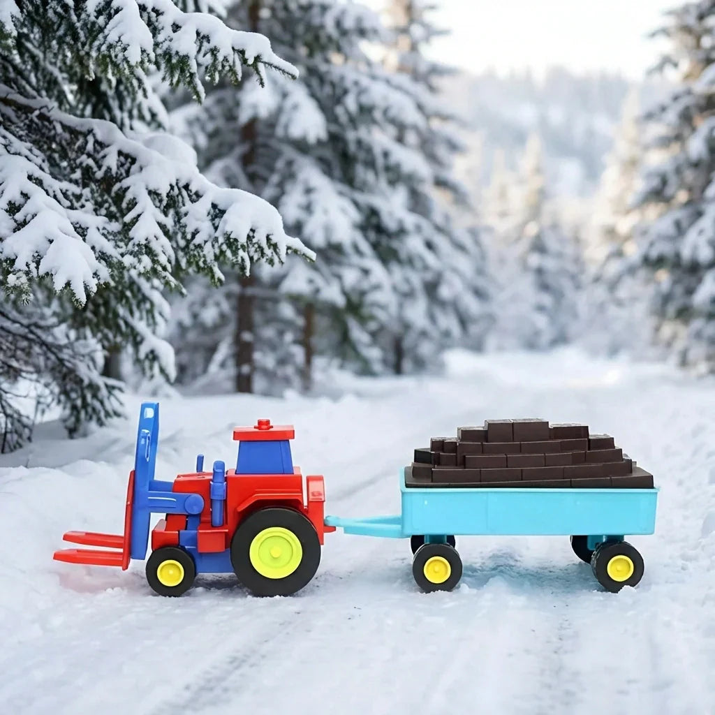 Best plastic tractor toy friction powered with trolley - toys & games | 2026 | fast shipping