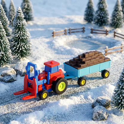 Best plastic tractor toy friction powered with trolley - toys & games | 2026 | fast shipping