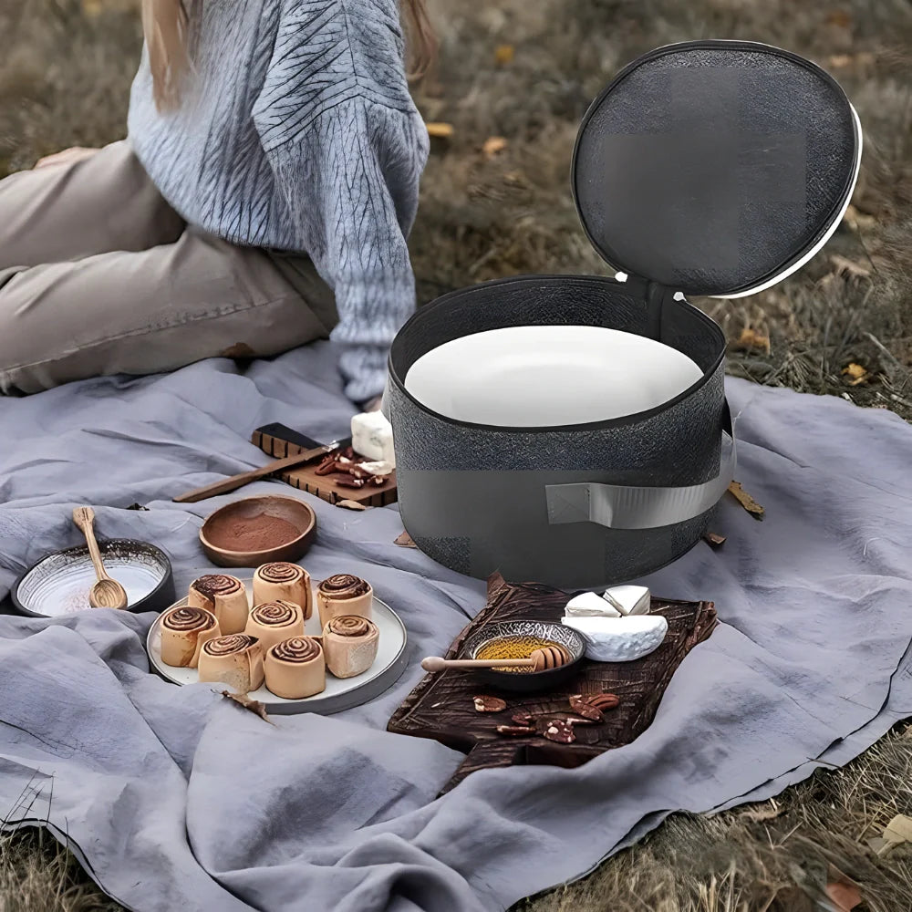 Plate Storage Organizer Case