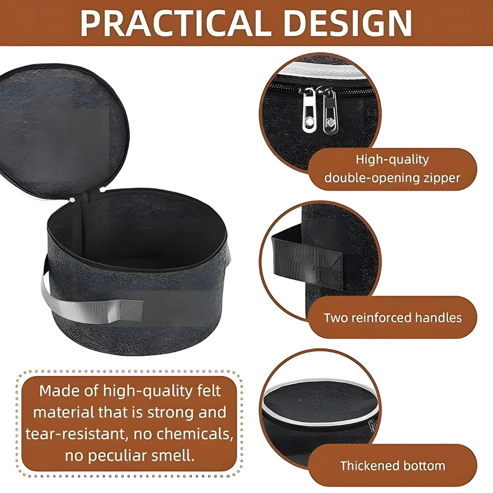 Plate Storage Organizer Case