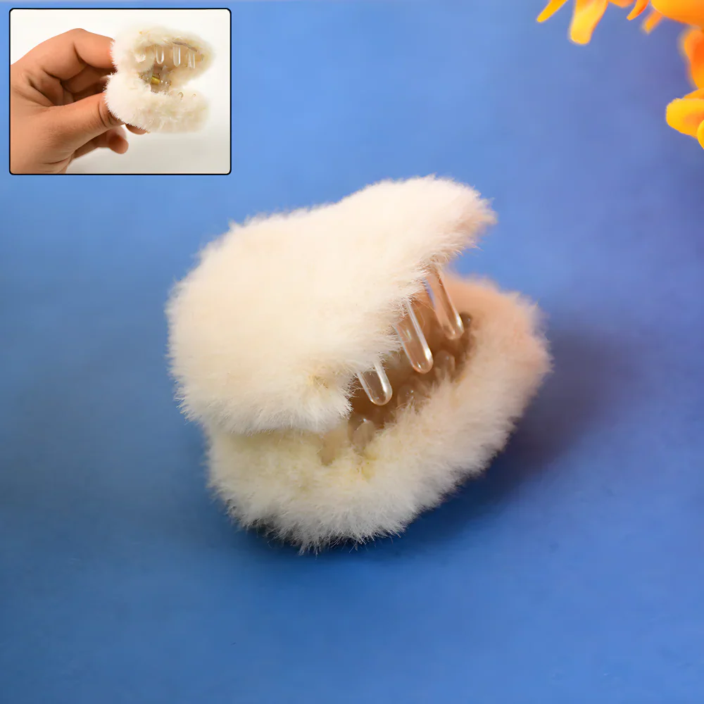 Plush Hair Claw Clip - Health & Personal Care