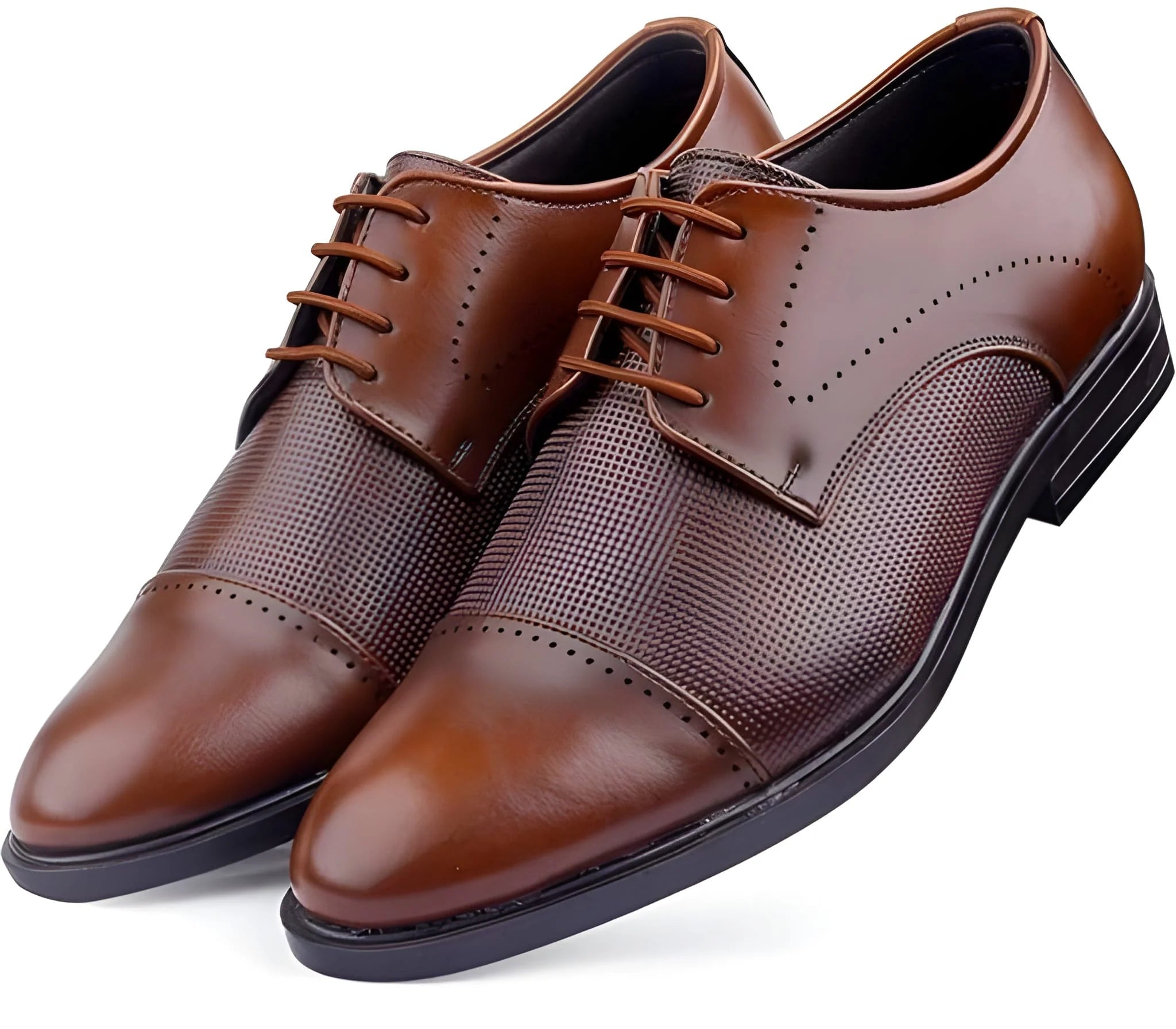 Polished Brown Dress Shoes