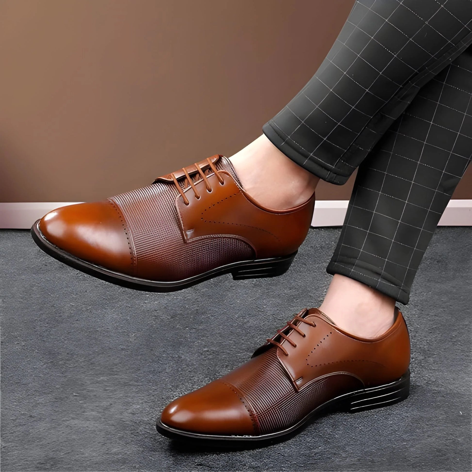 Polished Brown Dress Shoes Shoes