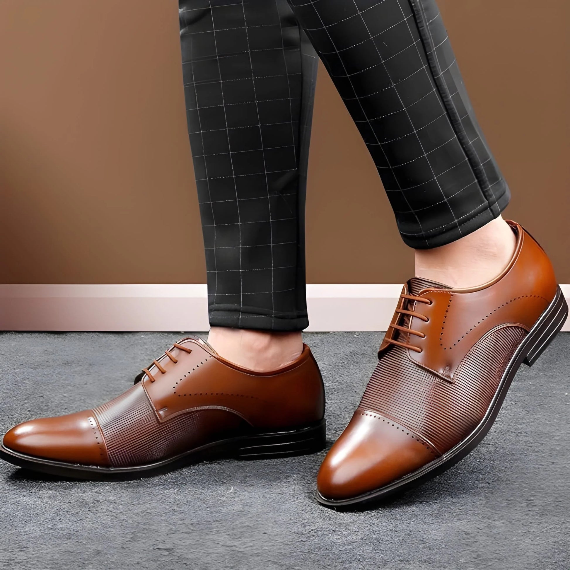 Polished Brown Dress Shoes Shoes