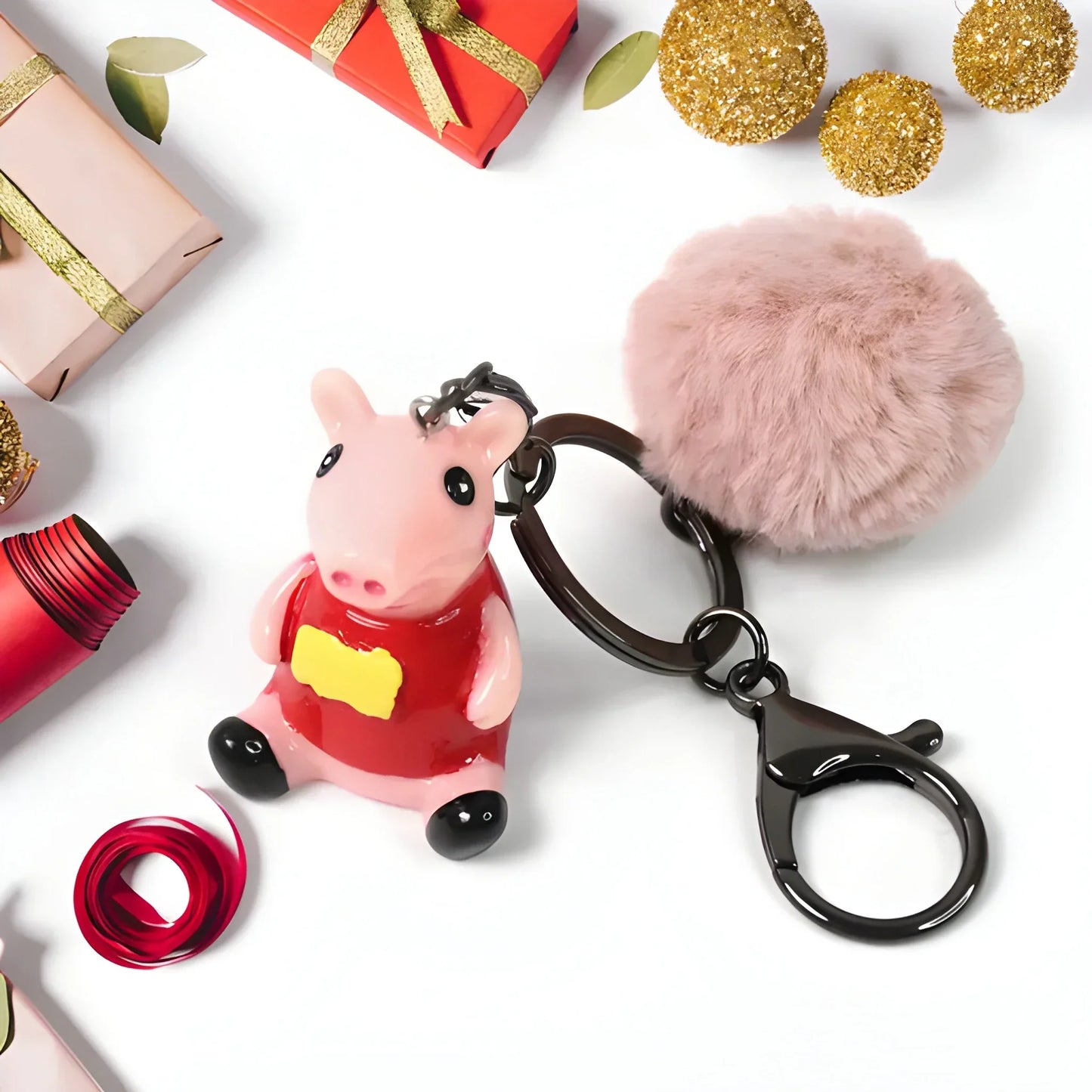 Best pom cartoon keychain - keychains | 2025 | fast shipping