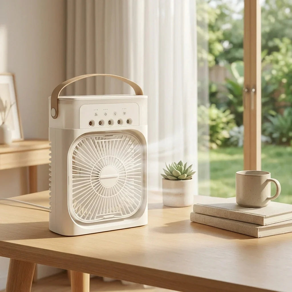 Best portable air cooler with led lights - powered hand fans & misters | 2026 | fast shipping