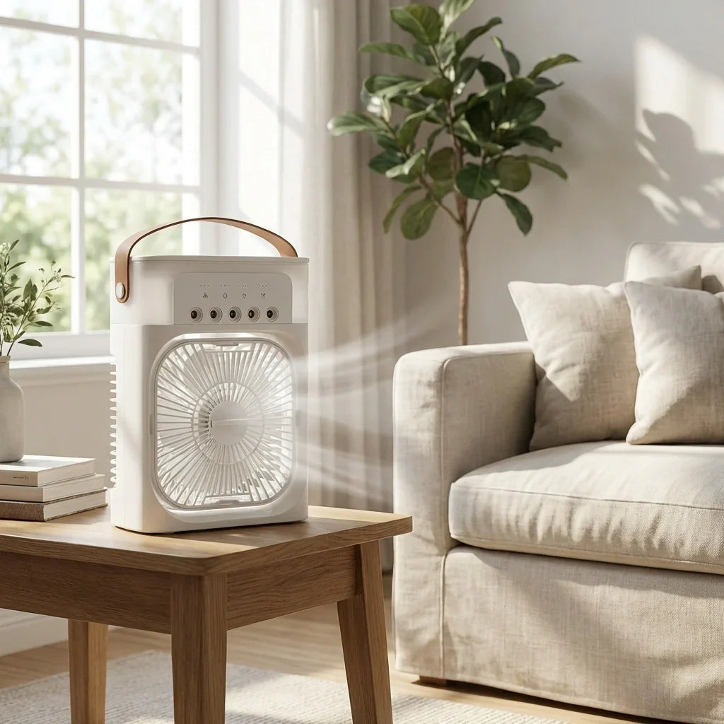Best portable air cooler with led lights - powered hand fans & misters | 2026 | fast shipping
