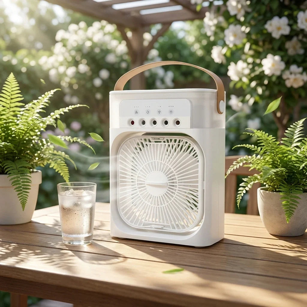Best portable air cooler with led lights - powered hand fans & misters | 2026 | fast shipping