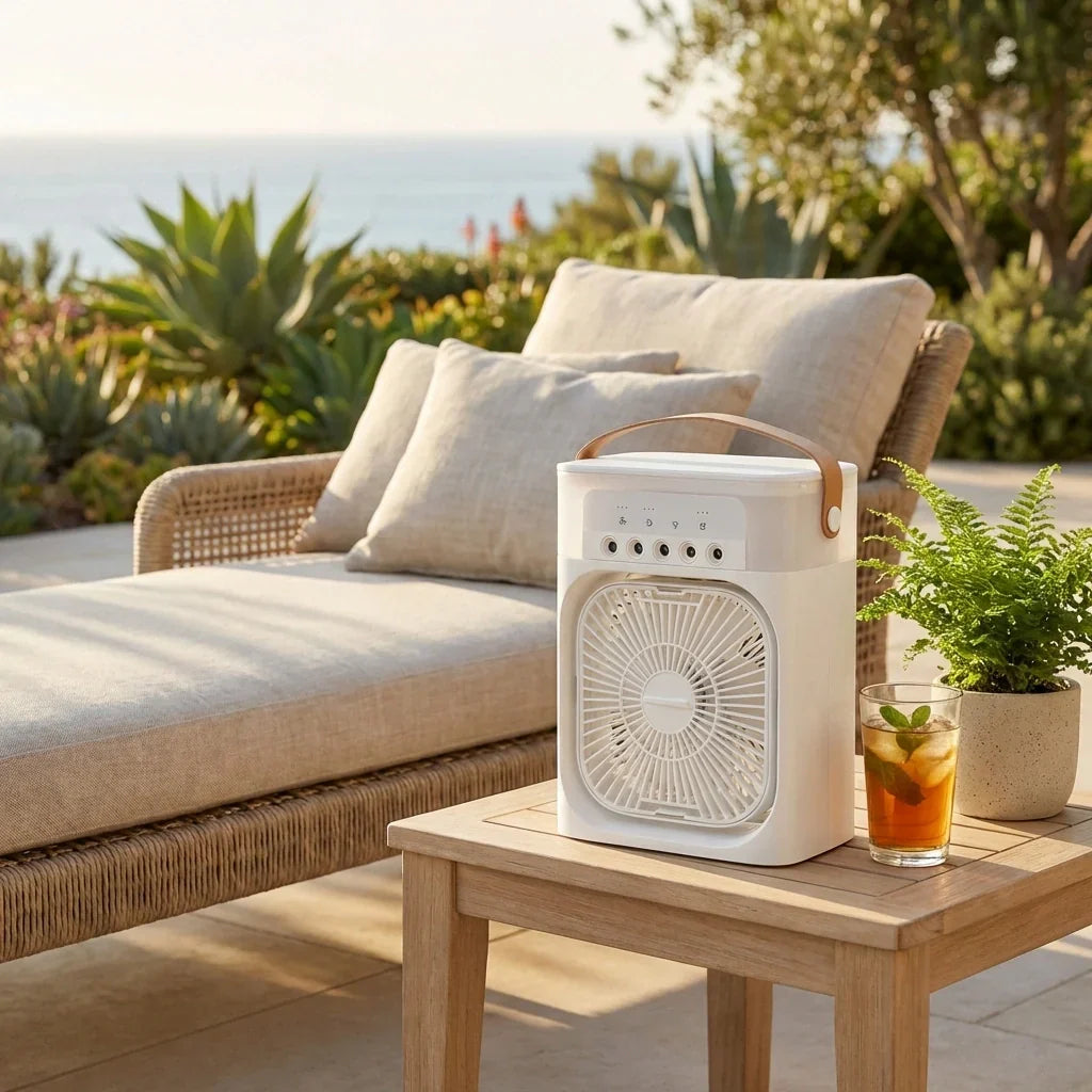 Best portable air cooler with led lights - powered hand fans & misters | 2026 | fast shipping