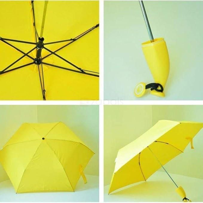 Portable Banana Shaped Rain And UV Protector Umbrella