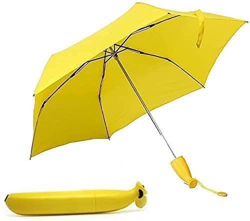 Portable Banana Shaped Rain And UV Protector Umbrella
