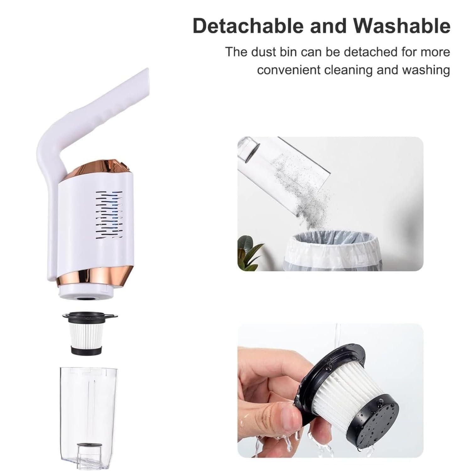 Portable Cordless Handheld Vacuum Cleaner All in one Machine