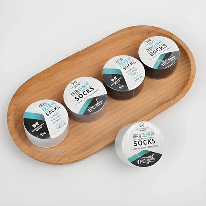 Portable Disposable Compressed Socks - Clothing & Accessories