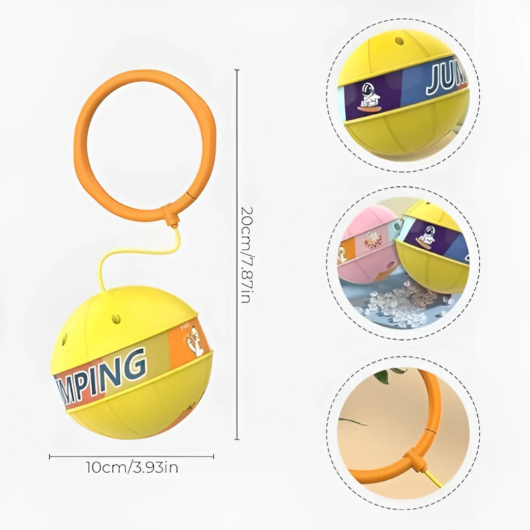 Portable Foldable Colorful Flash Wheel Swing Ball kids activiy