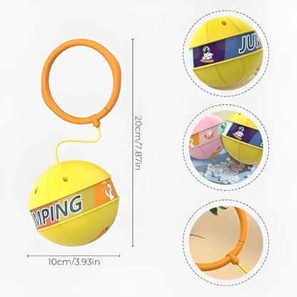 Portable Foldable Colorful Flash Wheel Swing Ball kids activiy