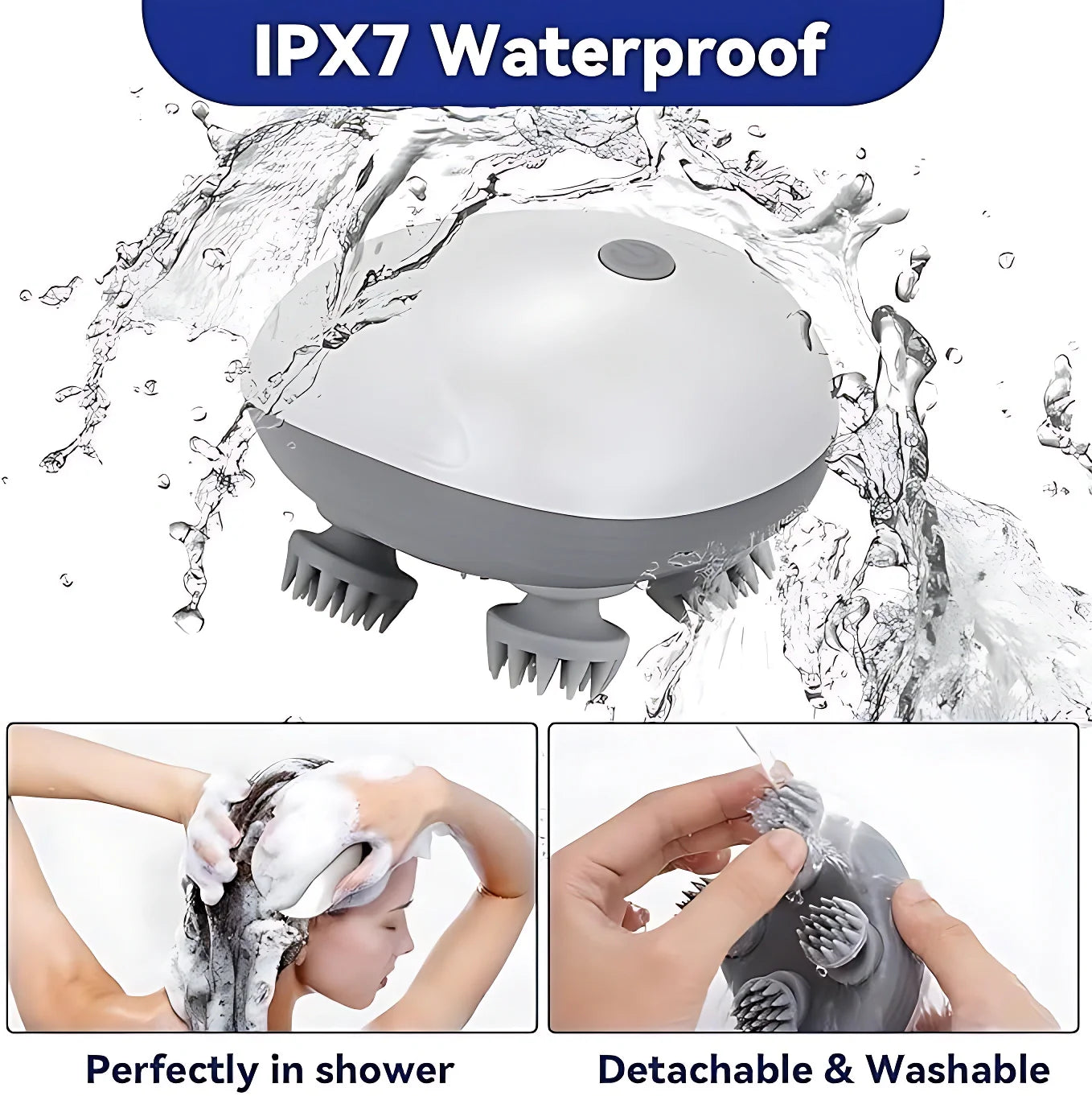 Portable Head Massager for Hair Growth Deep Clean and Stress Relax pet massager