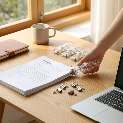 Best portable paper clamp with 8 pcs clip dispenser - clips & clamps | 2026 | fast shipping