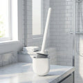 Portable Silicone Toilet Brush With Holder