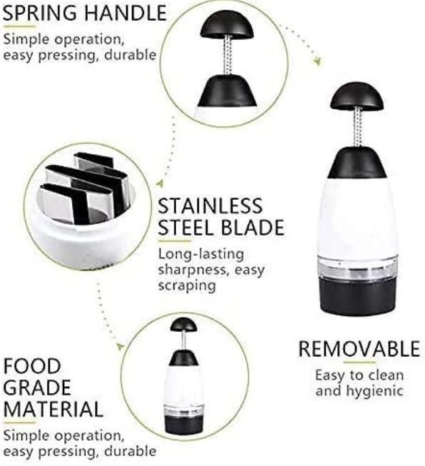 Portable Stainless Steel Slap Chopper Freesize Chopper