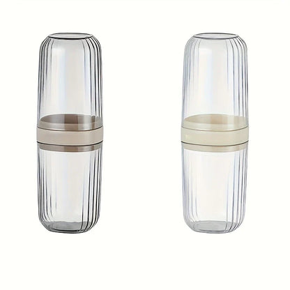 Portable Toothbrush Storage Box Pack of 2 Home Accessories