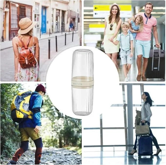 Portable Toothbrush Storage Box Pack of 2 Home Accessories