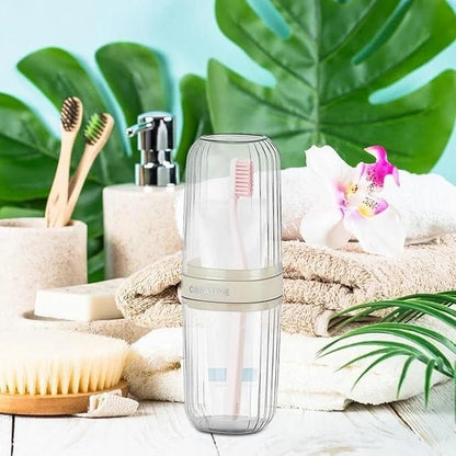 Portable Toothbrush Storage Box Pack of 2 Home Accessories