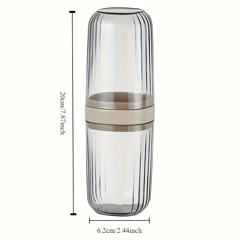 Portable Toothbrush Storage Box Pack of 2 Home Accessories