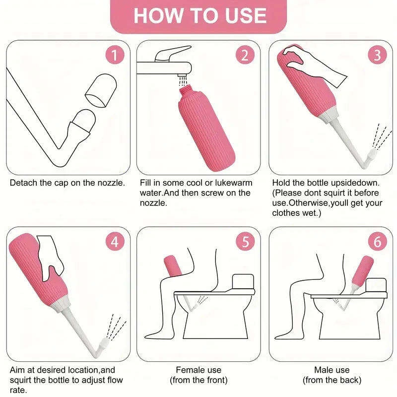 Portable Travel Bidet Bottle – 500ml