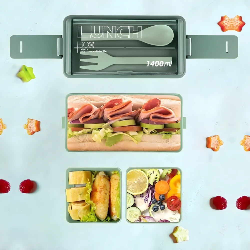 Portion Control Bento Lunch Box