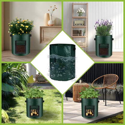 Potato Grow Bag with Harvest Window for Root Vegetables