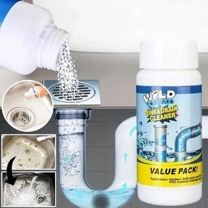 Powerful Drain Blockage Cleaner Sink Home & Kitchen
