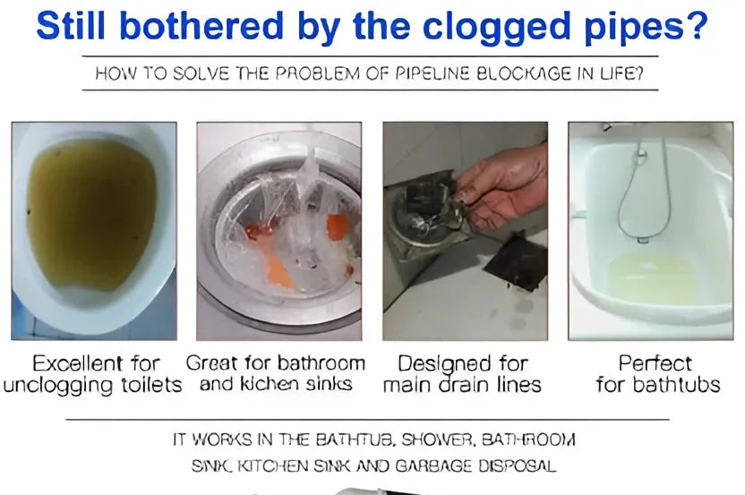 Powerful Pipeline Dredging Agent (Pack of 2) Home & Kitchen