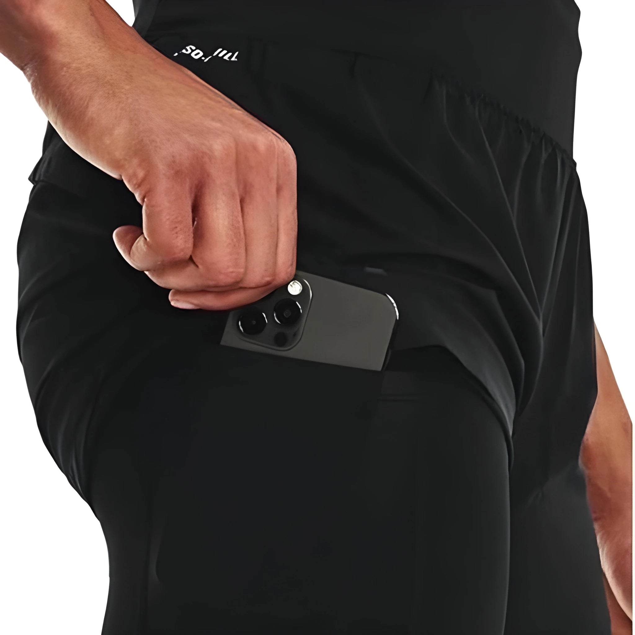 Slim Fit 2 in 1 Running Shorts