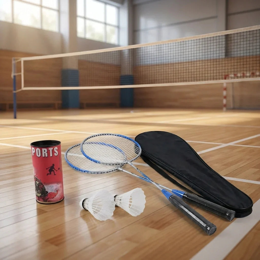 Best premium badminton set with 2 rackets & shuttlecocks - racket sets | 2026 | fast shipping