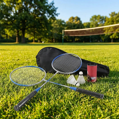 Best premium badminton set with 2 rackets & shuttlecocks - racket sets | 2026 | fast shipping