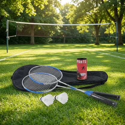 Best premium badminton set with 2 rackets & shuttlecocks - racket sets | 2026 | fast shipping