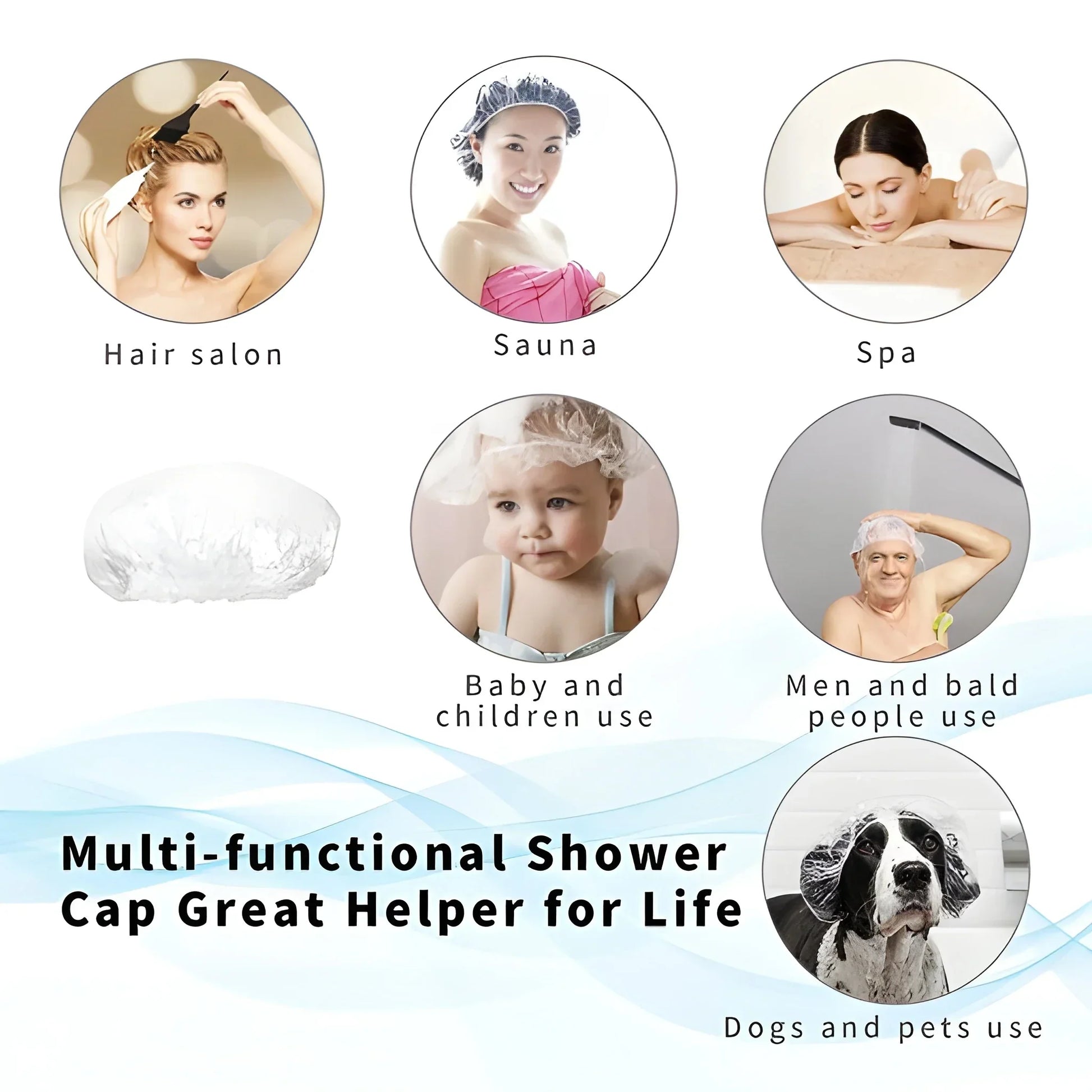 Premium Disposable Shower Caps - Personal Care