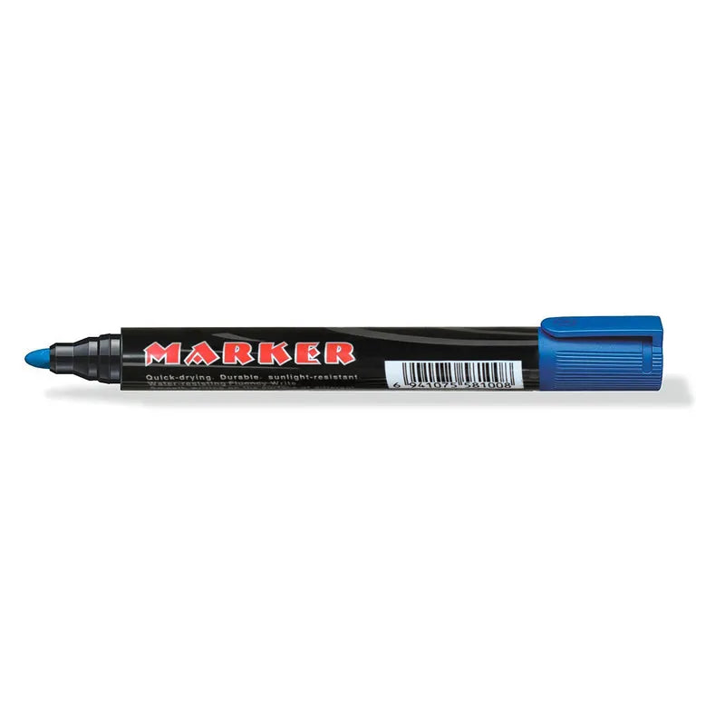 Best premium permanent blue marker pen (12 pc) - markers | 2025 | fast shipping