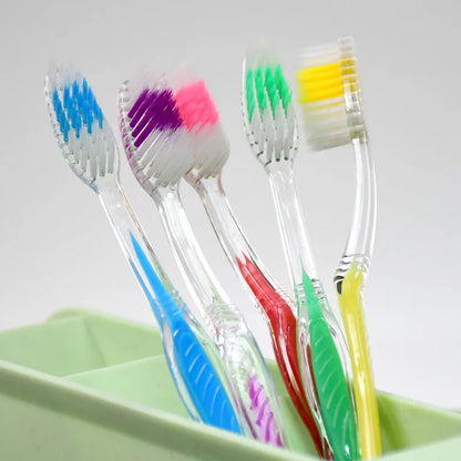 Premium Plastic Toothbrush (1 Pc Mix Color) - Health Care