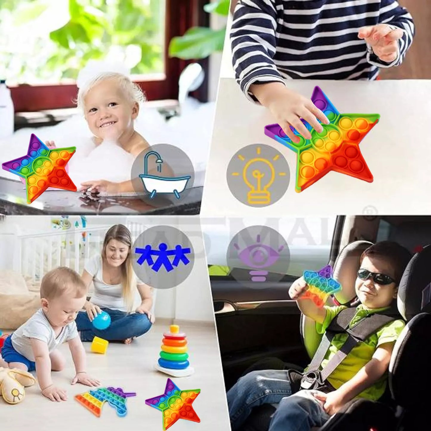 Best premium silicone bubble fidget toy - activity toys | 2025 | fast shipping