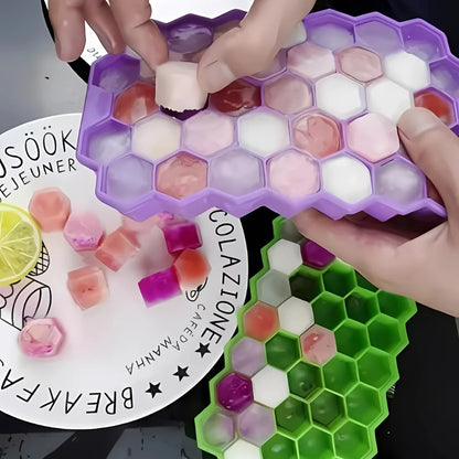 Premium Silicone Ice Trays (Pack of 2)