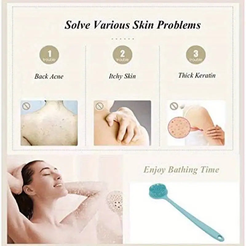 Premium Soft Silicone Back Scrubber bathroom