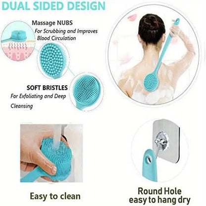 Premium Soft Silicone Back Scrubber bathroom