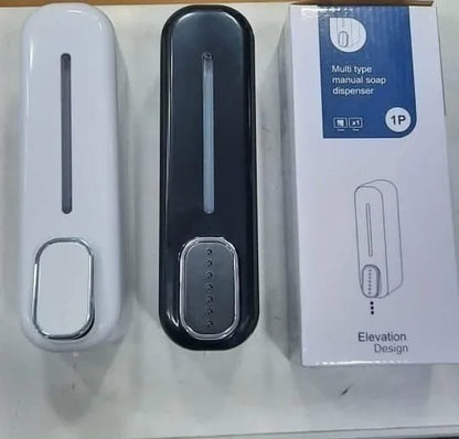 Press Wall Mounted Dispenser Soap Manual (Pack of 2) bathroom