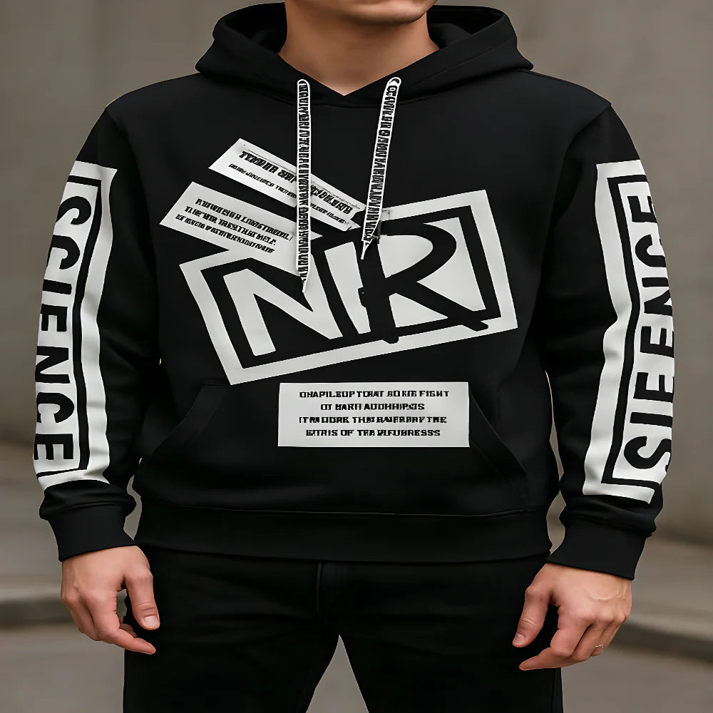 Printed Hooded Tee clothing